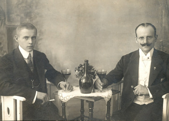 Stanisław Kędzierski z ojcem