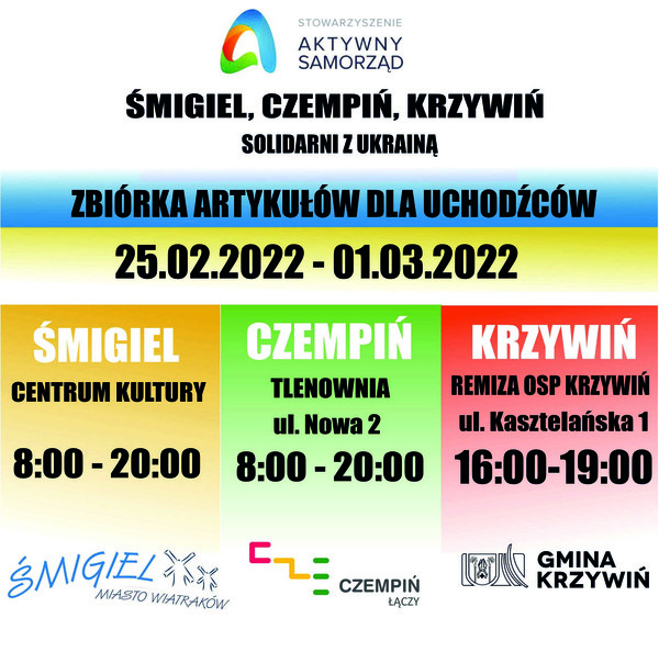 Zbiórka artykułów dla Ukrainy