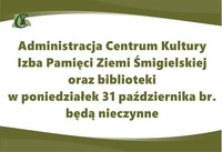 31 października - nieczynne