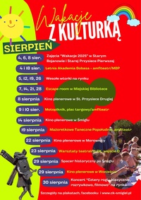 Wakacje z Kulturką - sierpień