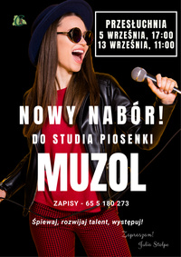 Nabór do Studia Piosenki