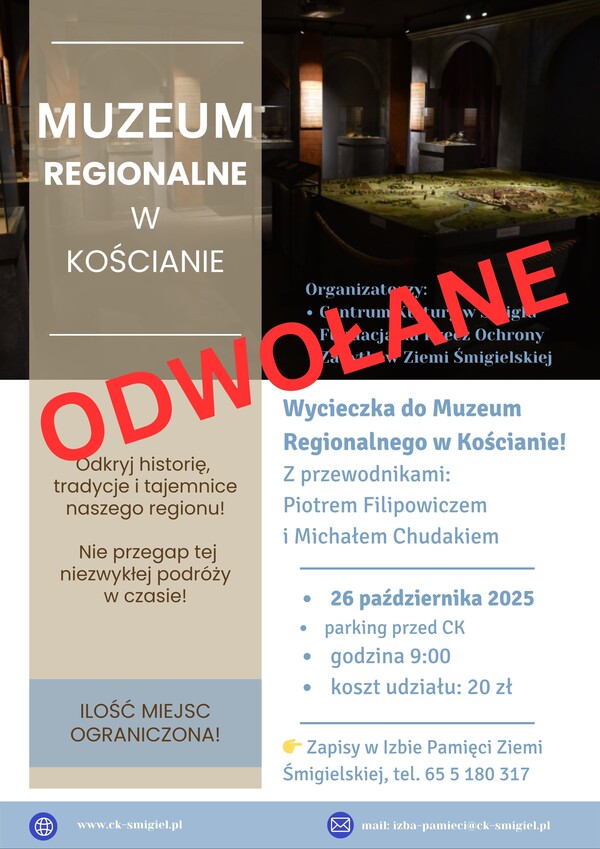 Wycieczka do Muzeum Regionalnego w Kościanie